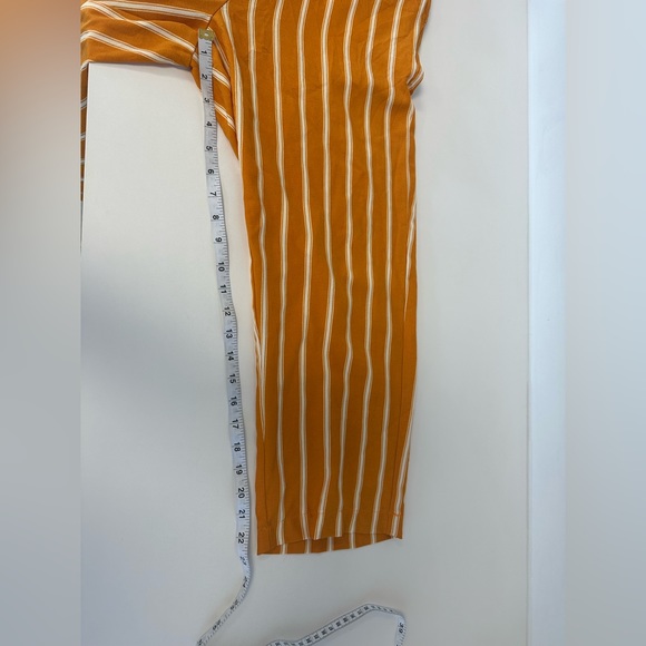 5 for $25- Orange and White Striped Pants made by Ci Sono - Picture 15 of 16